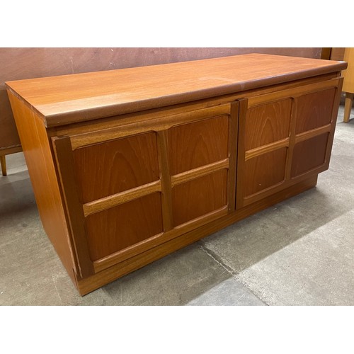 49 - Two Nathan teak media cabinets