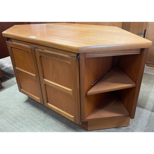 49 - Two Nathan teak media cabinets