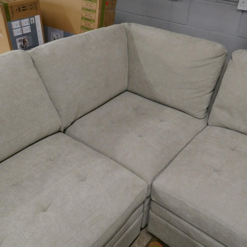 1303 - Tisdale 6 piece Sofa Beige Zipback , Original RRP £1249.99 + vat (4206-11) *This lot is subject to v... 