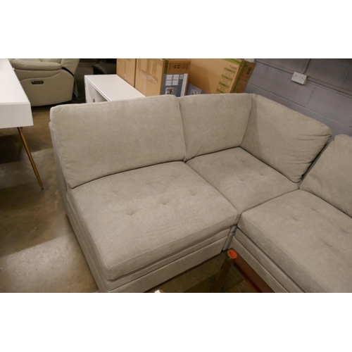 1303 - Tisdale 6 piece Sofa Beige Zipback , Original RRP £1249.99 + vat (4206-11) *This lot is subject to v... 