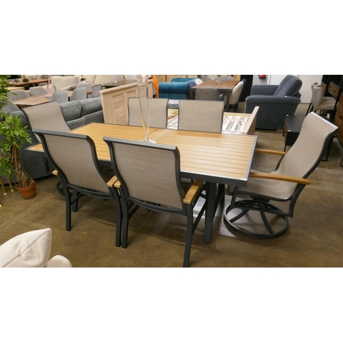 1392 - Sunvilla Wills 7 piece Sling Dining Set , Original RRP £916.66 + vat (4204-17) *This lot is subject ... 