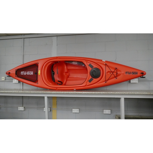 1416 - H20Flo 10Ft Sit-In Kayak With Paddle, Original RRP £249.99 + vat (4206-8) *This lot is subject to va... 