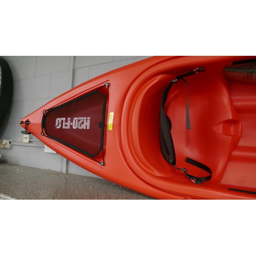 1416 - H20Flo 10Ft Sit-In Kayak With Paddle, Original RRP £249.99 + vat (4206-8) *This lot is subject to va... 