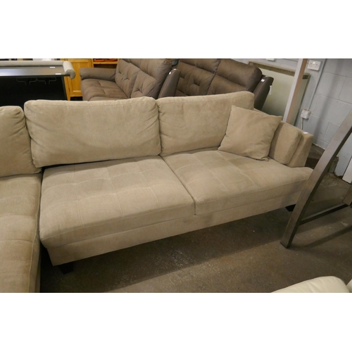 1420 - Noel Fabric Sectonal Sofa with Ottoman, Original RRP £816.66 + vat (4206-6) *This lot is subject to ... 