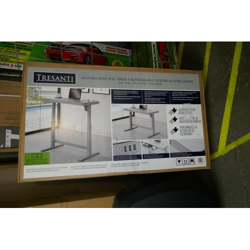 1456 - Adjustable Tech Desk power - White, Original RRP £249.99 + vat (4206-21) *This lot is subject to vat