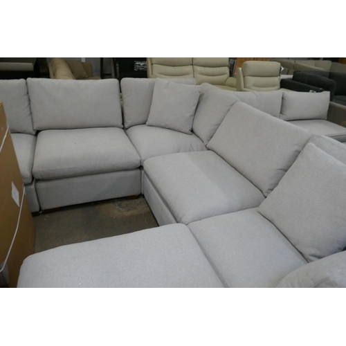 1466 - Lowell 8 piece Modular Sofa  Sectional , Original RRP £1916.66 + vat (4206-7) *This lot is subject t... 