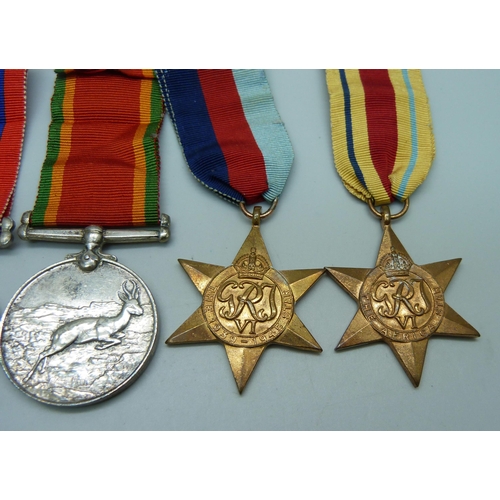 Five medals including a George VI For Efficient Service Medal to Lance ...