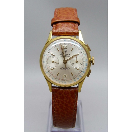 1116 - A Mithras chronograph wristwatch, 36mm including crown