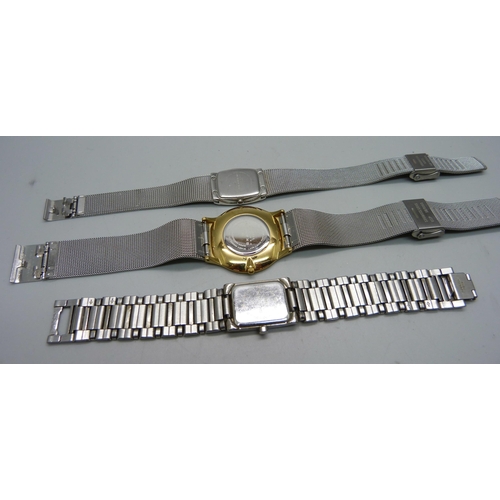 1117 - Three Skagen wristwatches