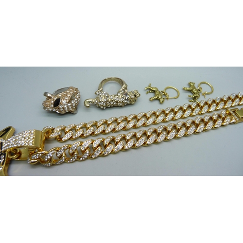 1120 - Panther, tiger and leopard jewellery