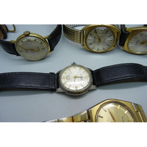 1137 - Five wristwatches including Rotary and Accurist