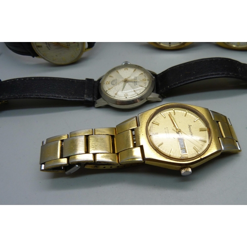 1137 - Five wristwatches including Rotary and Accurist