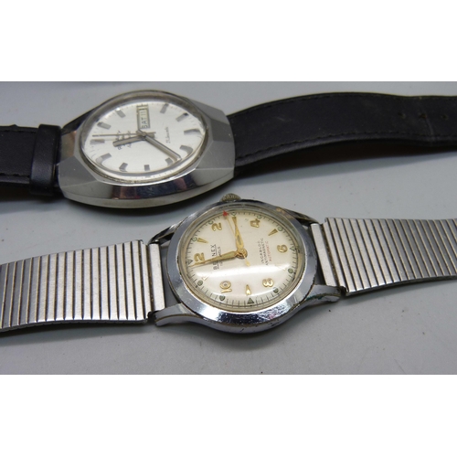 1138 - Five wristwatches including Rotary and Mudu