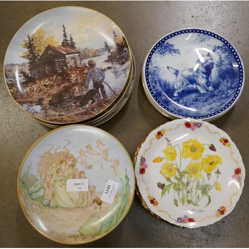 1146 - A large group of assorted collectors plates **PLEASE NOTE THIS LOT IS NOT ELIGIBLE FOR IN-HOUSE POST... 