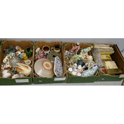 1168 - Seven boxes of assorted china, etc.**PLEASE NOTE THIS LOT IS NOT ELIGIBLE FOR IN-HOUSE POSTING AND P... 