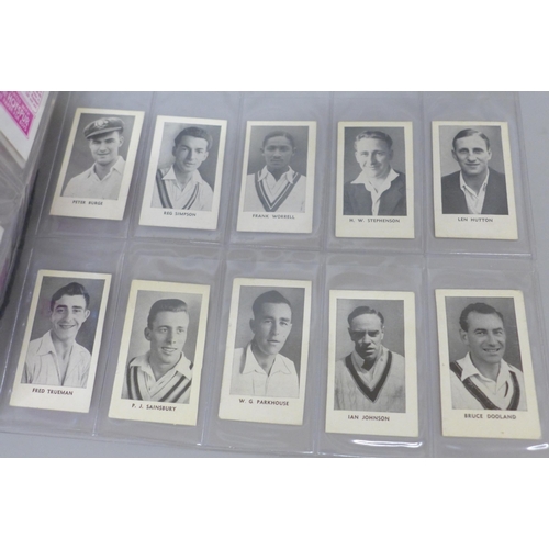 625 - Cigarette cards; Cricket, inc. complete (2), Morris, Thomson Worlds Best (32/32) & ( 85/72), 142