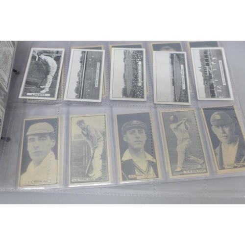 625 - Cigarette cards; Cricket, inc. complete (2), Morris, Thomson Worlds Best (32/32) & ( 85/72), 142