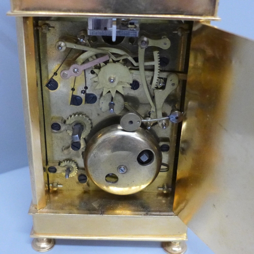 626 - A modern repeating carriage clock, M.D. Ger