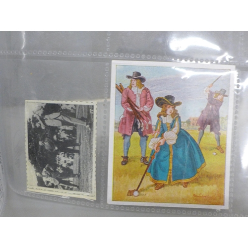 635 - Cigarette cards; golf odds, inc. Sweetacre, Young, Ogdens Tabs, Wills, BAT etc., 22