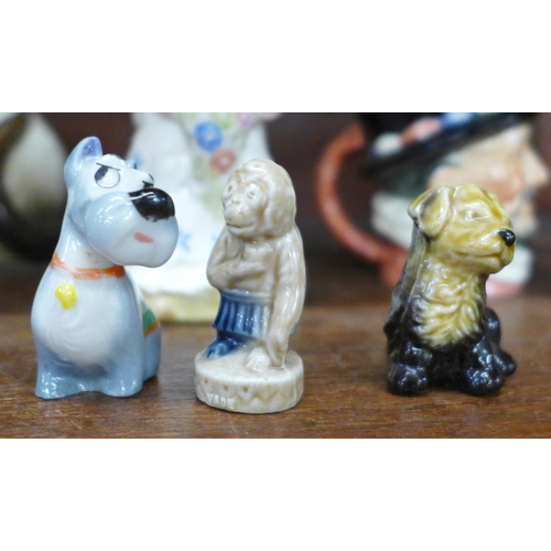 637 - A Beswick Siamese cat, a Beswick pony - ear and head restored, a Beswick duck, foal, Poppy Eyebright... 