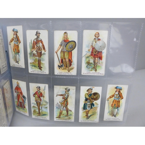 640 - Cigarette cards; military odds, mainly early, inc. Salmon & Gluckstein, Wills, Gallaher and Cope, 98... 