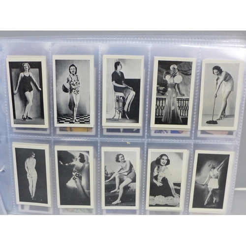 656 - Cigarette cards; cinema selection, complete (8) & part sets, inc. Ardath (3), Gallaher Stars (brown)... 