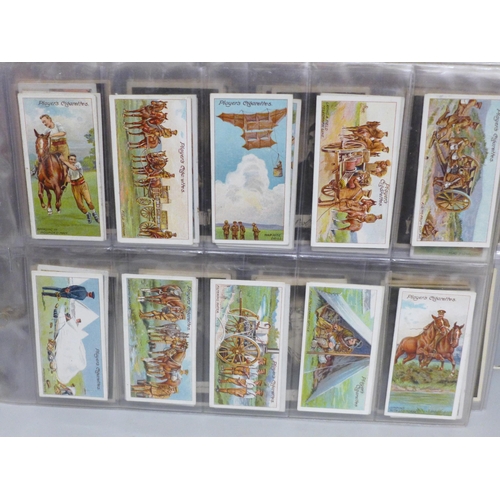 663 - Cigarette cards; 10 complete sets, inc. Ogdens Broadcasting, Players Army Life, Sarony Autographs, G... 