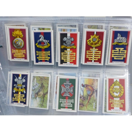 663 - Cigarette cards; 10 complete sets, inc. Ogdens Broadcasting, Players Army Life, Sarony Autographs, G... 