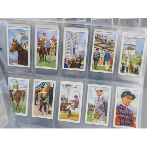 663 - Cigarette cards; 10 complete sets, inc. Ogdens Broadcasting, Players Army Life, Sarony Autographs, G... 