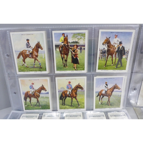 667 - Cigarette cards; 10 mixed complete sets, inc. horse racing  (4), Ogdens, Wills; Imperial (India), Il... 