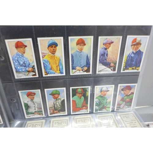 667 - Cigarette cards; 10 mixed complete sets, inc. horse racing  (4), Ogdens, Wills; Imperial (India), Il... 