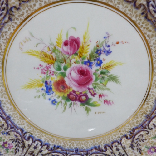 679 - Five plates - four Royal Crown Derby including Derby Days and one Royal Doulton