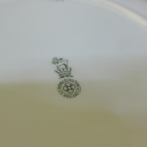 679 - Five plates - four Royal Crown Derby including Derby Days and one Royal Doulton