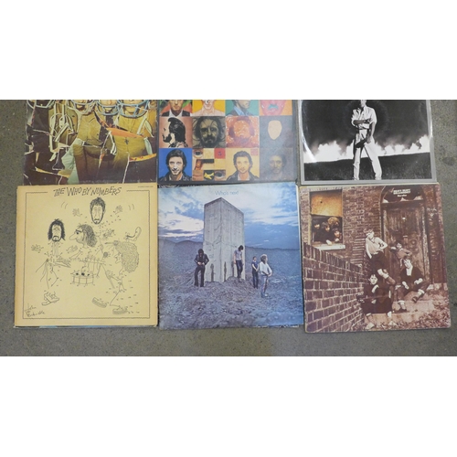 687 - Eleven The Who and solo LP records and 12