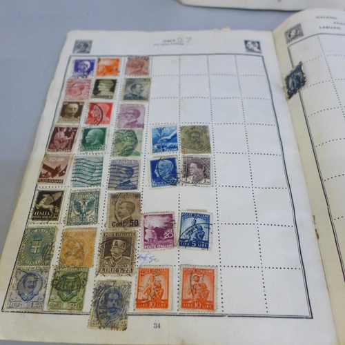 690 - A large quantity of stamps, loose and in albums