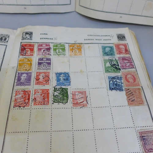 690 - A large quantity of stamps, loose and in albums