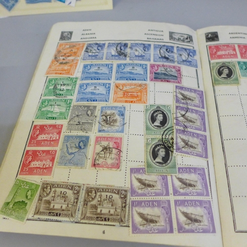 690 - A large quantity of stamps, loose and in albums