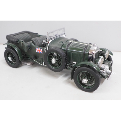 694 - A Franklin Mint model of 1929 Bentley 4.5 litre Blower with Certificate of Authenticity