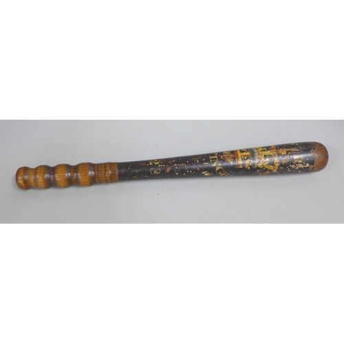 701 - A Victorian police truncheon, Nottingham constabulary