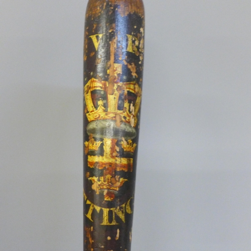 701 - A Victorian police truncheon, Nottingham constabulary