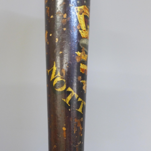 701 - A Victorian police truncheon, Nottingham constabulary