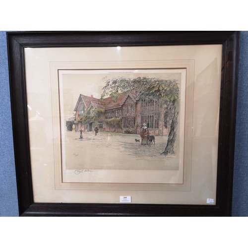 289 - Cecil Aldin, two signed prints, framed