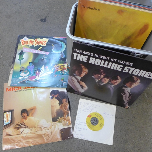 748 - Eleven Rolling Stones LP records, 7