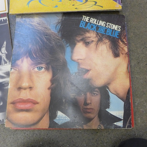 748 - Eleven Rolling Stones LP records, 7