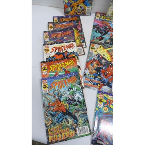 2056 - A collection of approx. 40 Spider-Man comics including mainly 