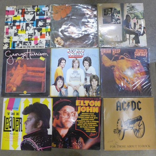 766 - LP records including The Beatles Rubber Soul, Siouxsie, George Harrison, Pink Floyd, etc.