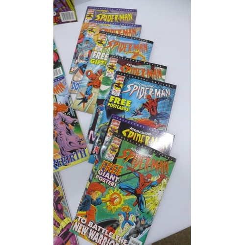 2056 - A collection of approx. 40 Spider-Man comics including mainly 