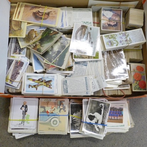 776 - Cigarette cards; mainly part sets, some large, inc. Players, Wills, Wix Henry, Hill, Cavanders etc.,... 