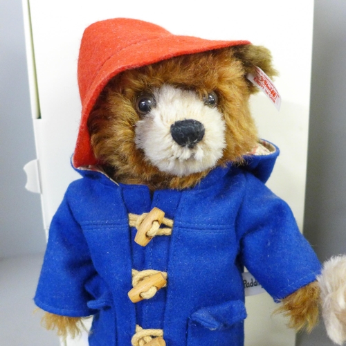 791 - Two Steiff teddy bears, Comme d'habitude, limited edition and Paddington Bear The Movie Edition, lim... 