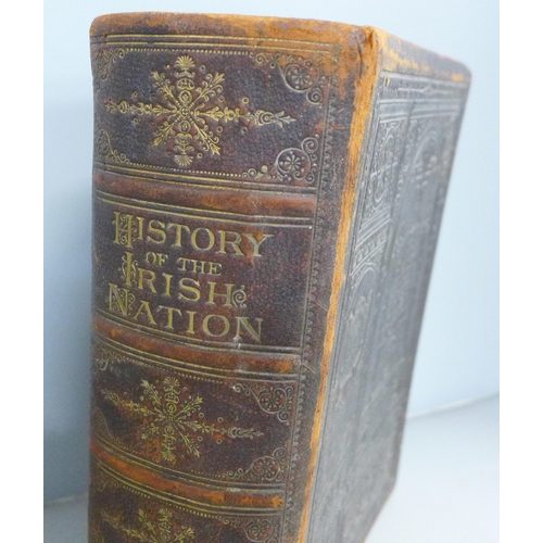 794 - One volume, The History of The Irish Nation, by M. F. Cusack